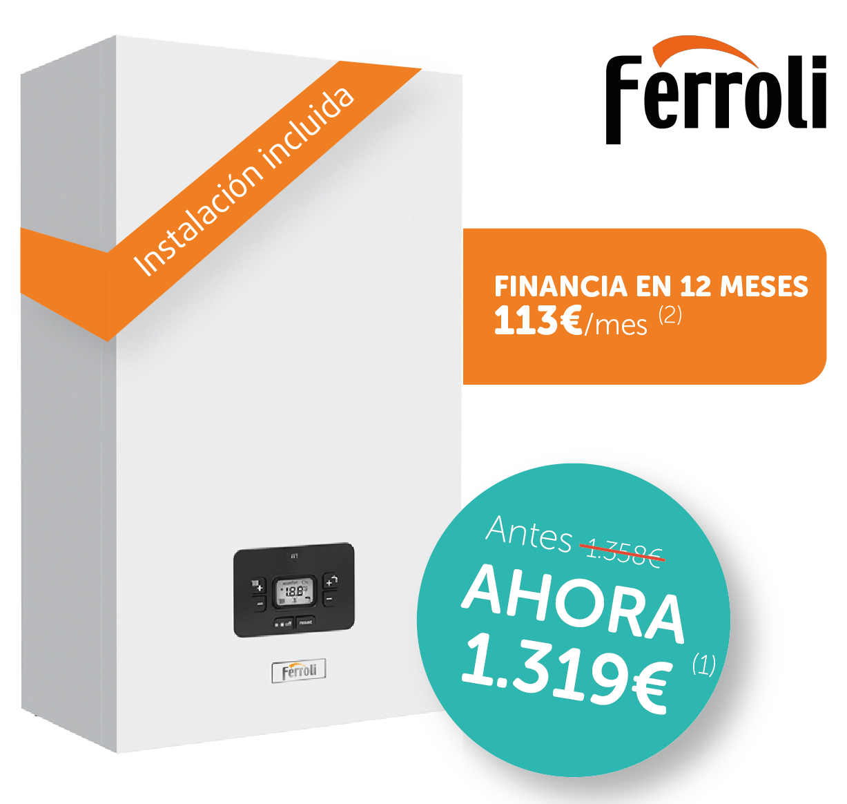 Barcelona Caldera Ferroli Kalis 24C